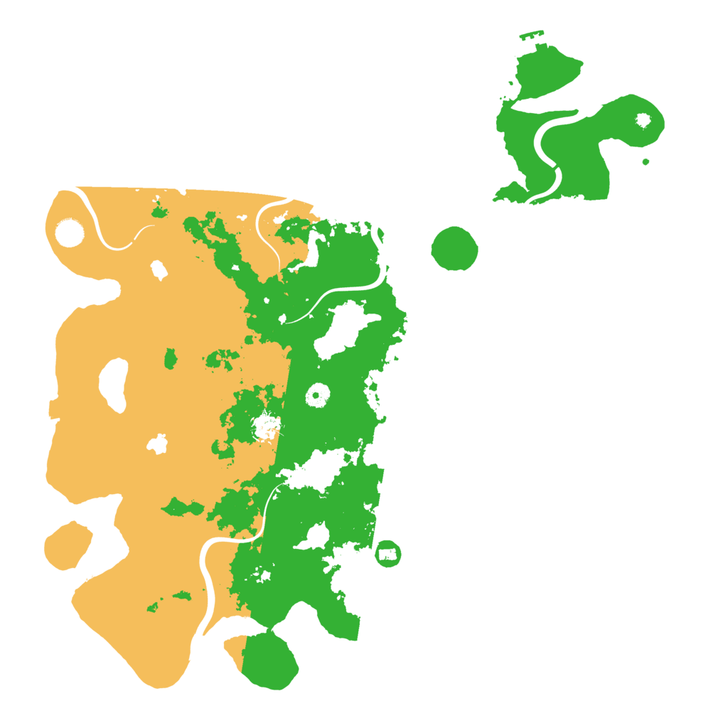 Biome Rust Map: Procedural Map, Size: 4500, Seed: 109918446