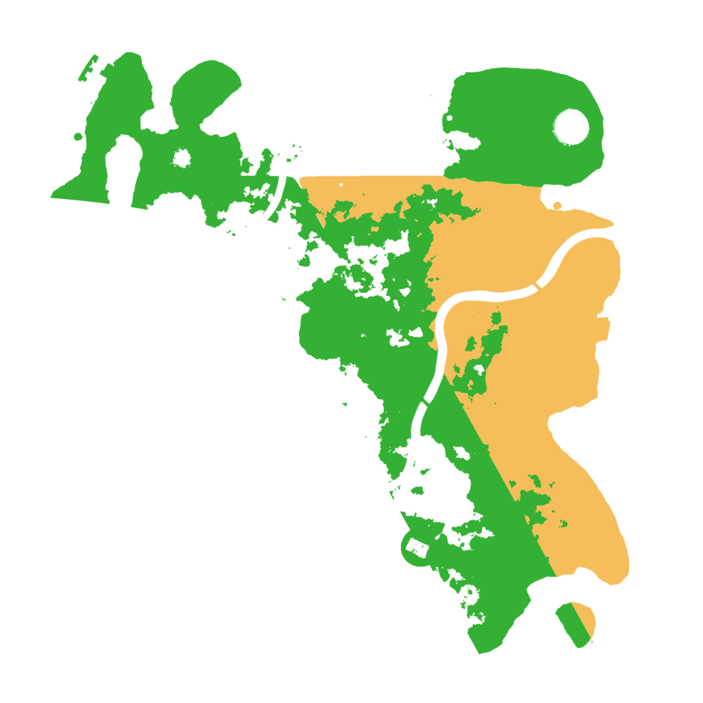 Biome Rust Map: Procedural Map, Size: 3500, Seed: 1807117095