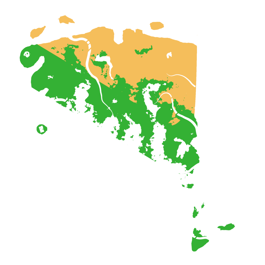 Biome Rust Map: Procedural Map, Size: 4500, Seed: 1409122885