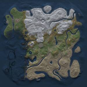 Thumbnail Rust Map: Procedural Map, Size: 4250, Seed: 162596075, 11 Monuments
