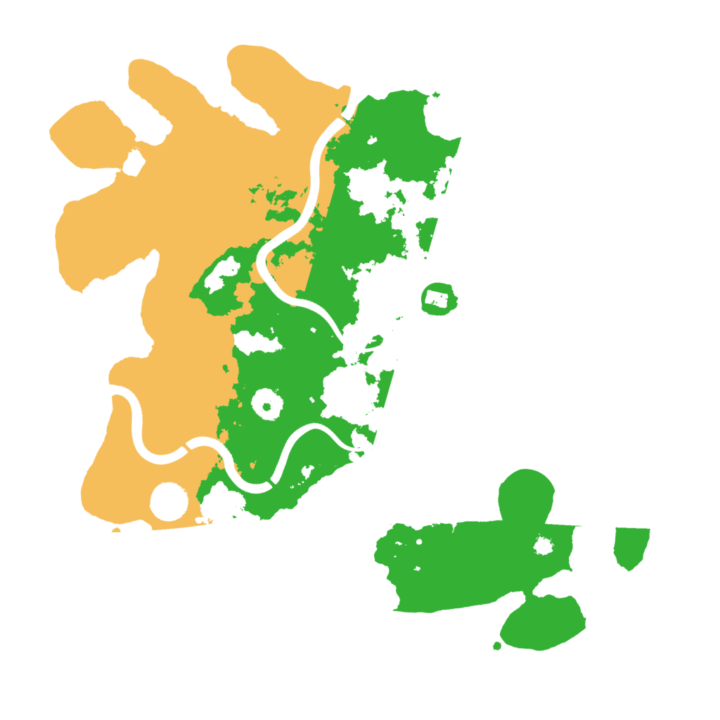 Biome Rust Map: Procedural Map, Size: 3500, Seed: 1608847520