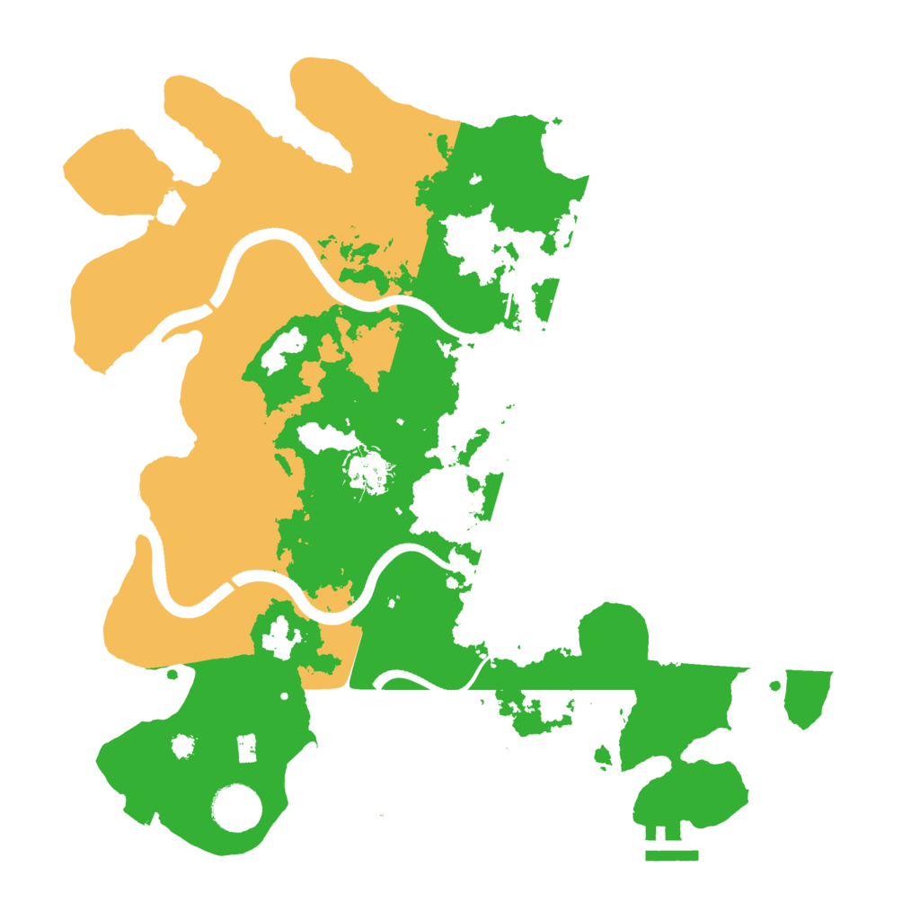 Biome Rust Map: Procedural Map, Size: 3500, Seed: 1608847520