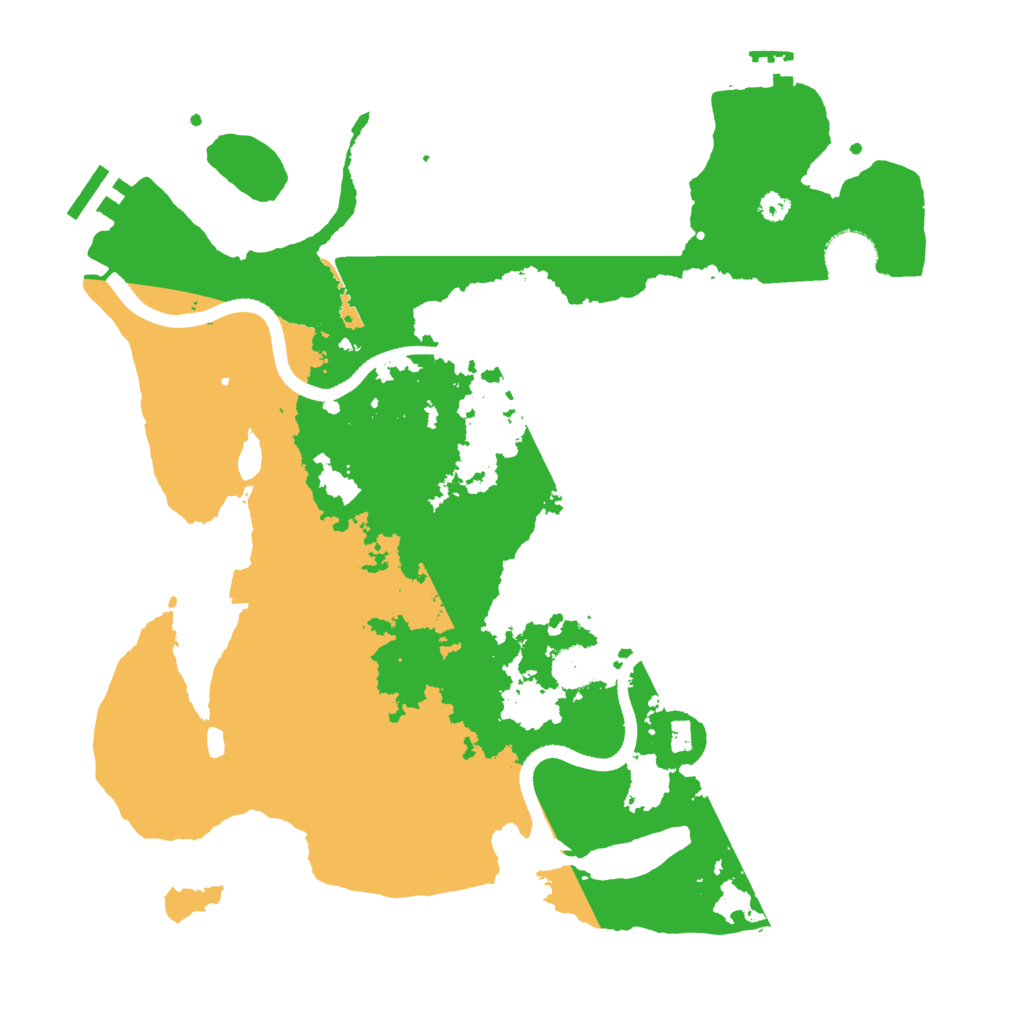 Biome Rust Map: Procedural Map, Size: 3500, Seed: 404302709