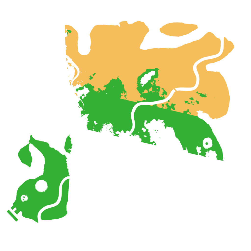 Biome Rust Map: Procedural Map, Size: 3650, Seed: 20560201