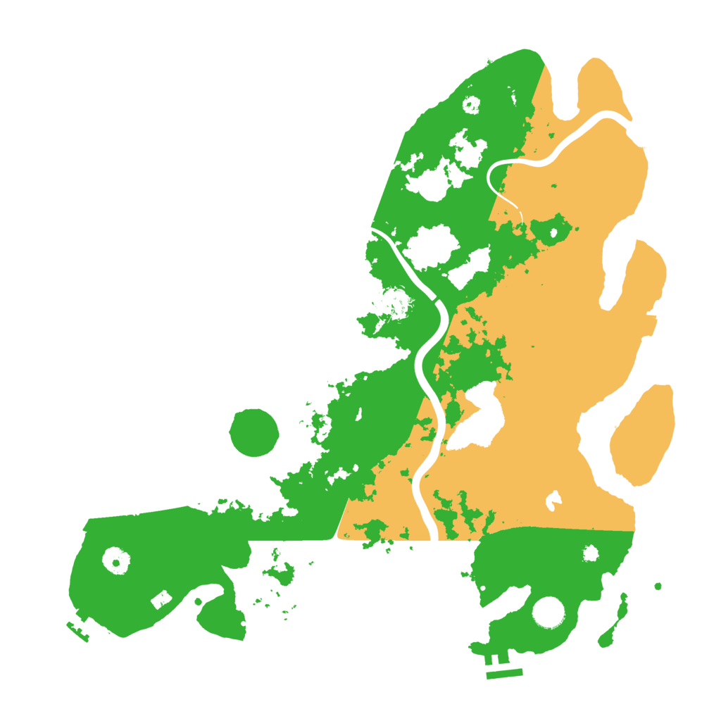 Biome Rust Map: Procedural Map, Size: 4000, Seed: 237973594