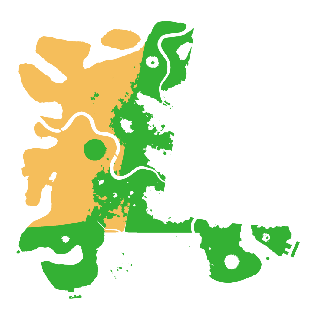 Biome Rust Map: Procedural Map, Size: 3800, Seed: 1444242724