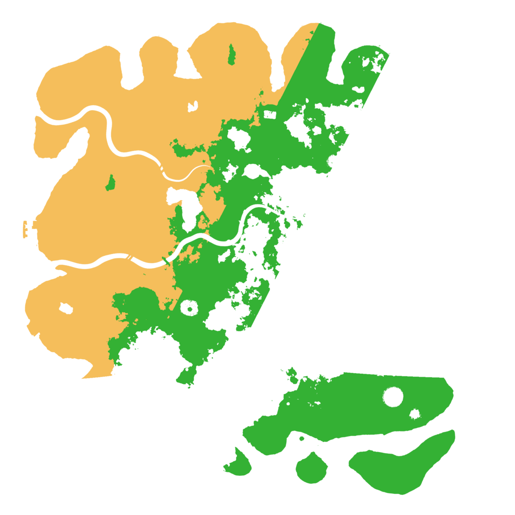 Biome Rust Map: Procedural Map, Size: 4500, Seed: 1550355025