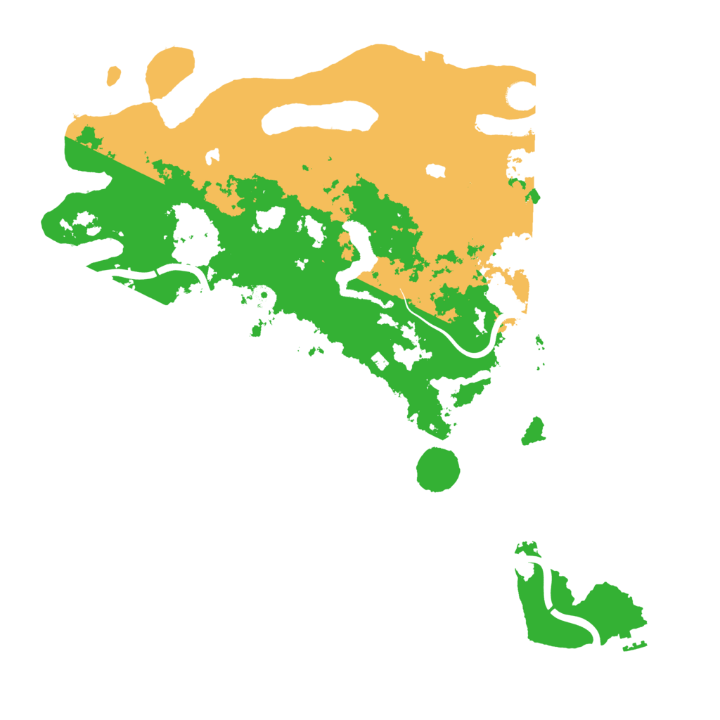 Biome Rust Map: Procedural Map, Size: 4500, Seed: 1090725139