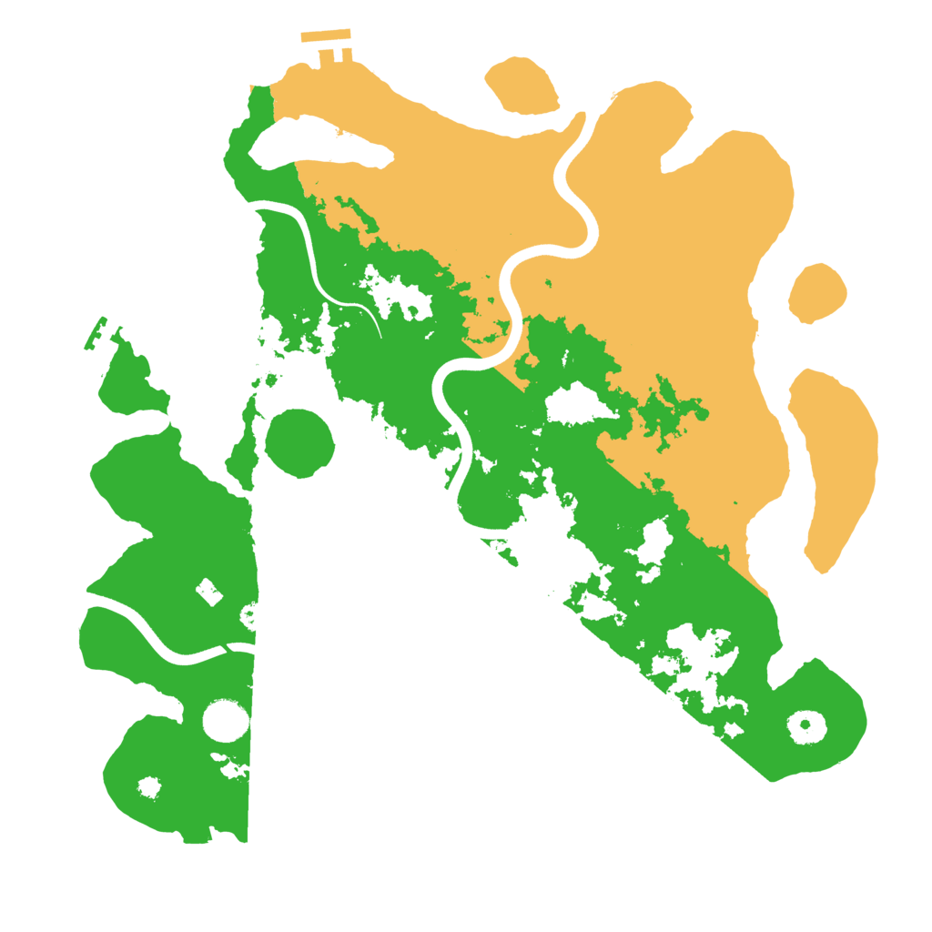 Biome Rust Map: Procedural Map, Size: 3800, Seed: 297193312