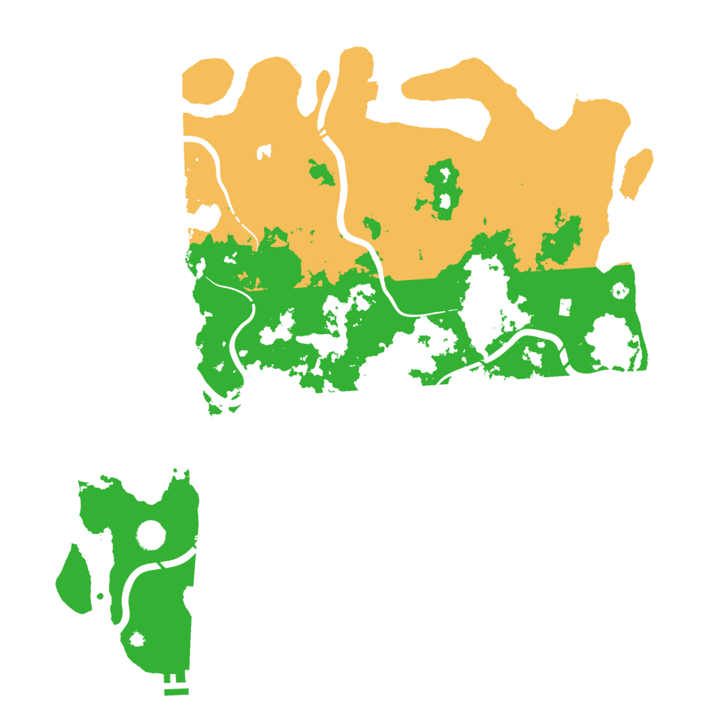 Biome Rust Map: Procedural Map, Size: 4400, Seed: 442311868