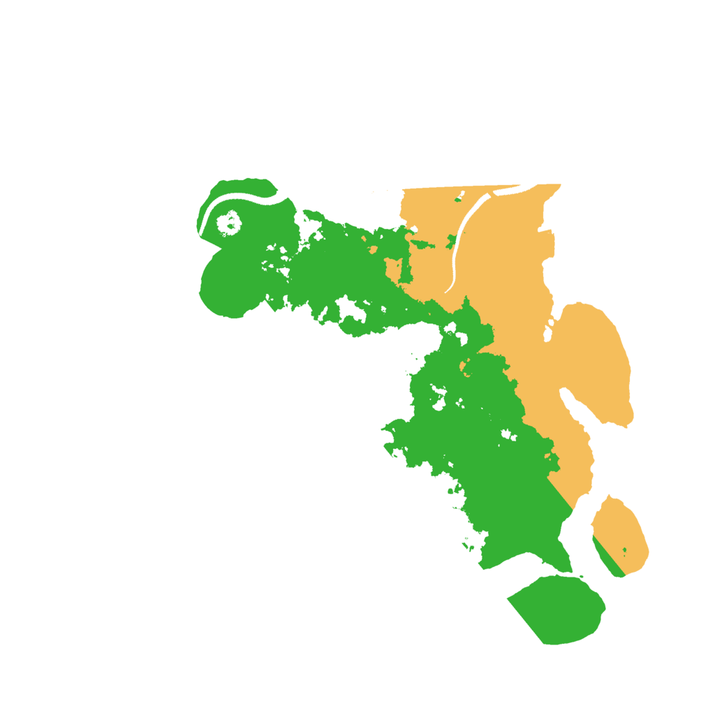 Biome Rust Map: Procedural Map, Size: 3000, Seed: 1247090922