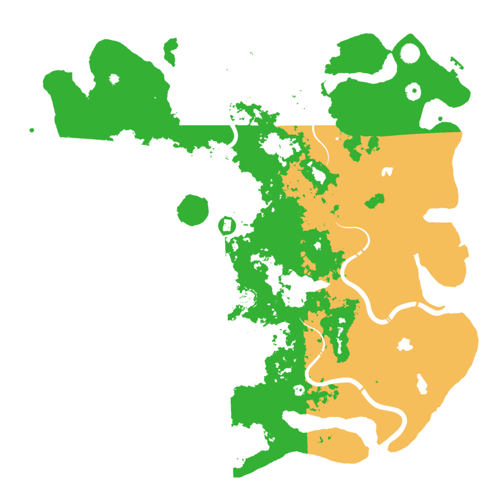 Biome Rust Map: Procedural Map, Size: 4500, Seed: 423407936