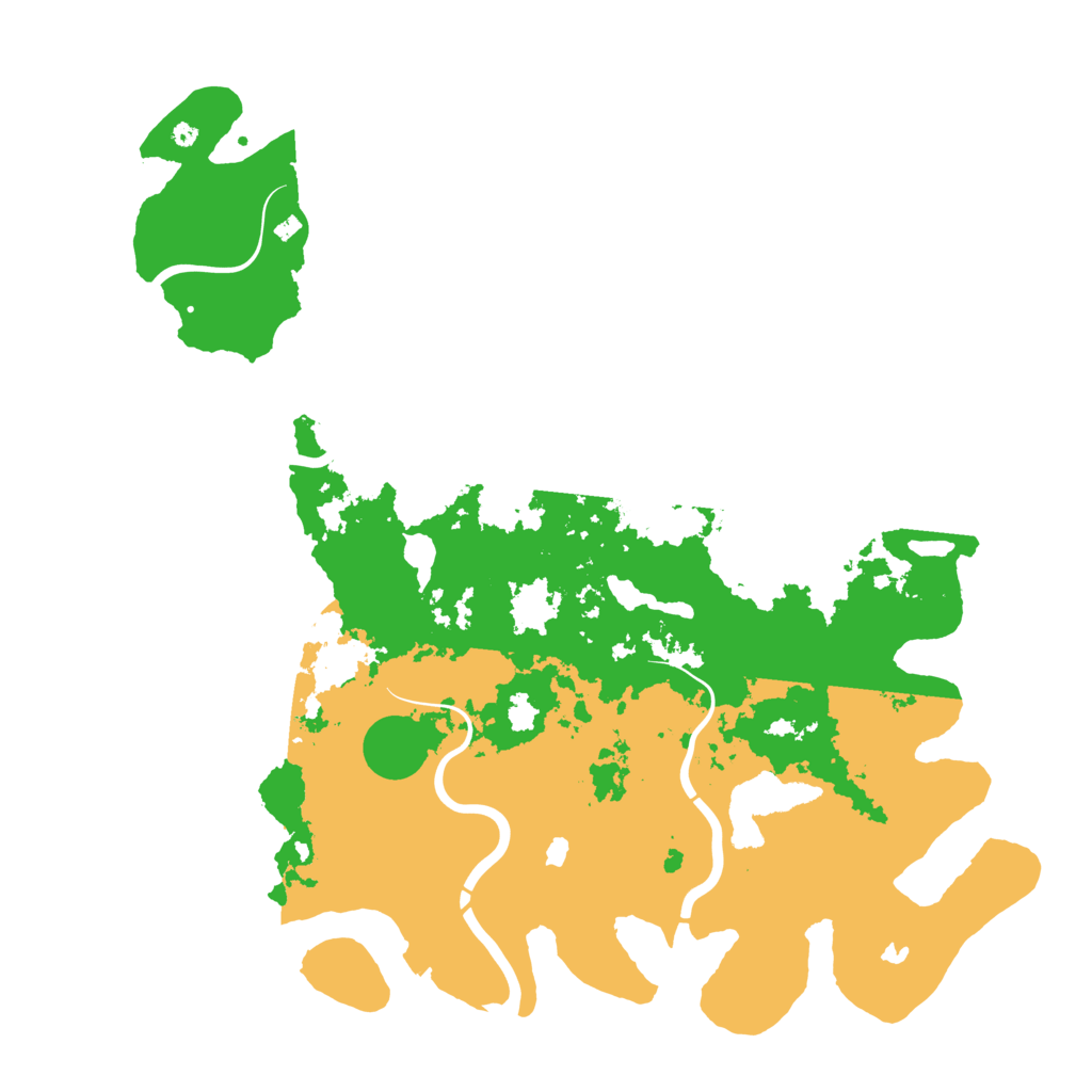 Biome Rust Map: Procedural Map, Size: 4500, Seed: 941142036