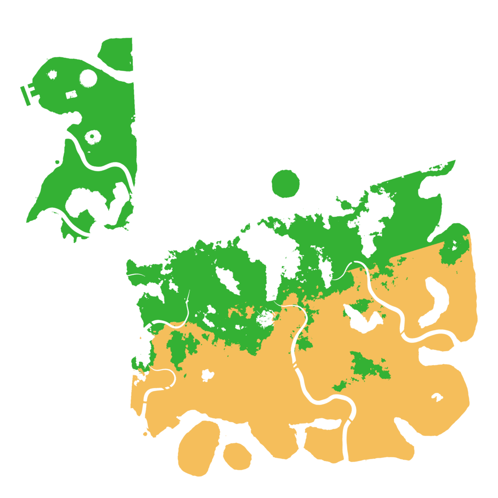Biome Rust Map: Procedural Map, Size: 5000, Seed: 1181650429