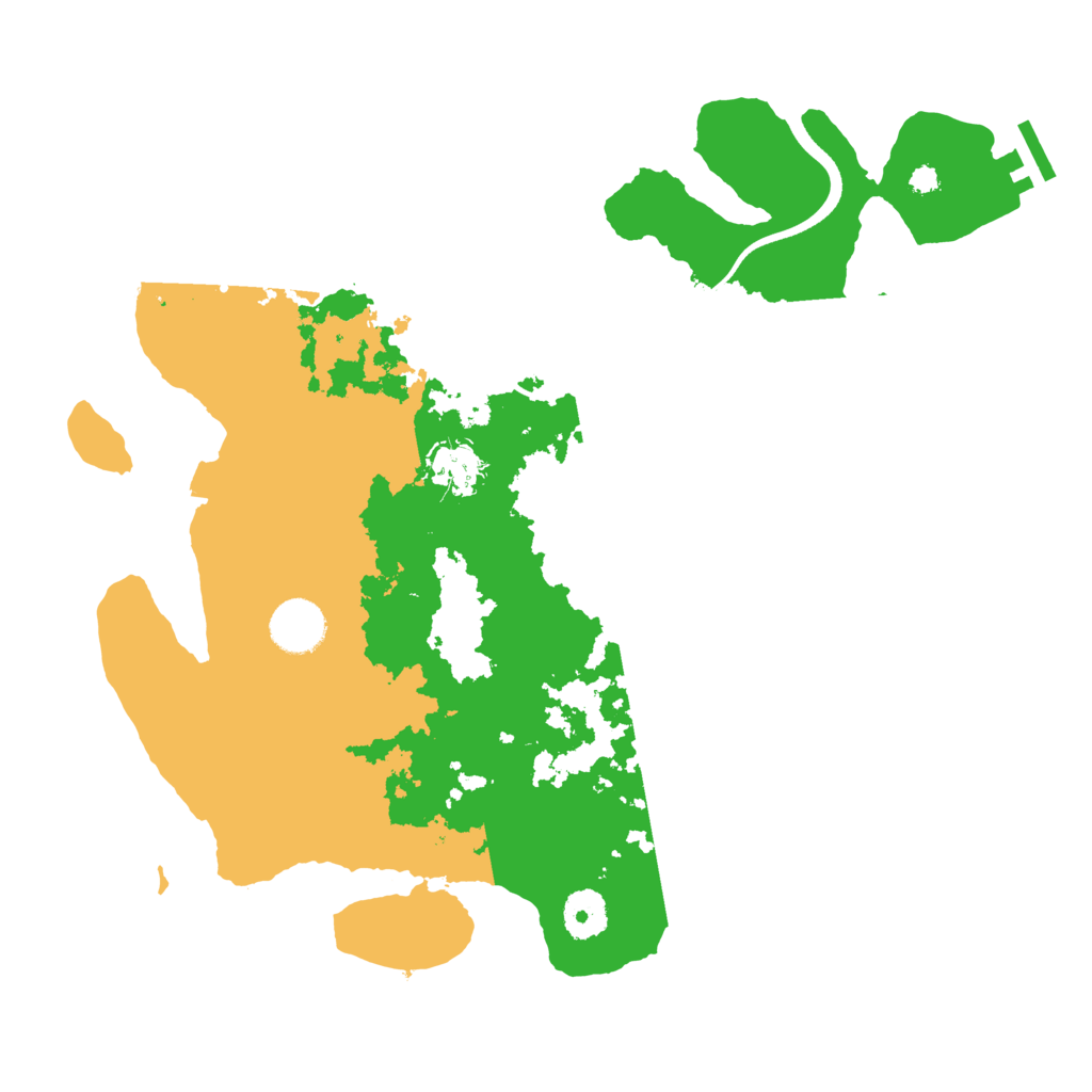Biome Rust Map: Procedural Map, Size: 3500, Seed: 1067490694