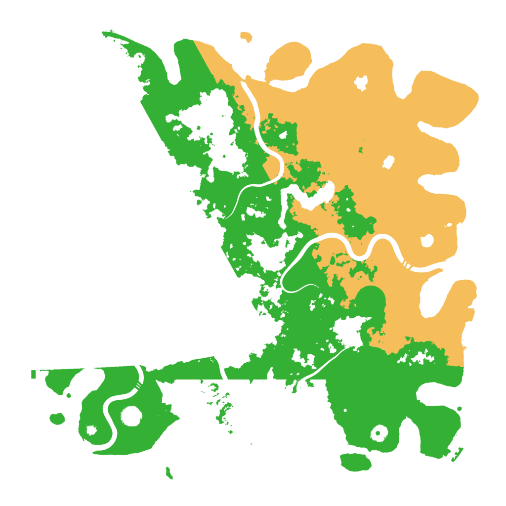 Biome Rust Map: Procedural Map, Size: 4500, Seed: 480987314