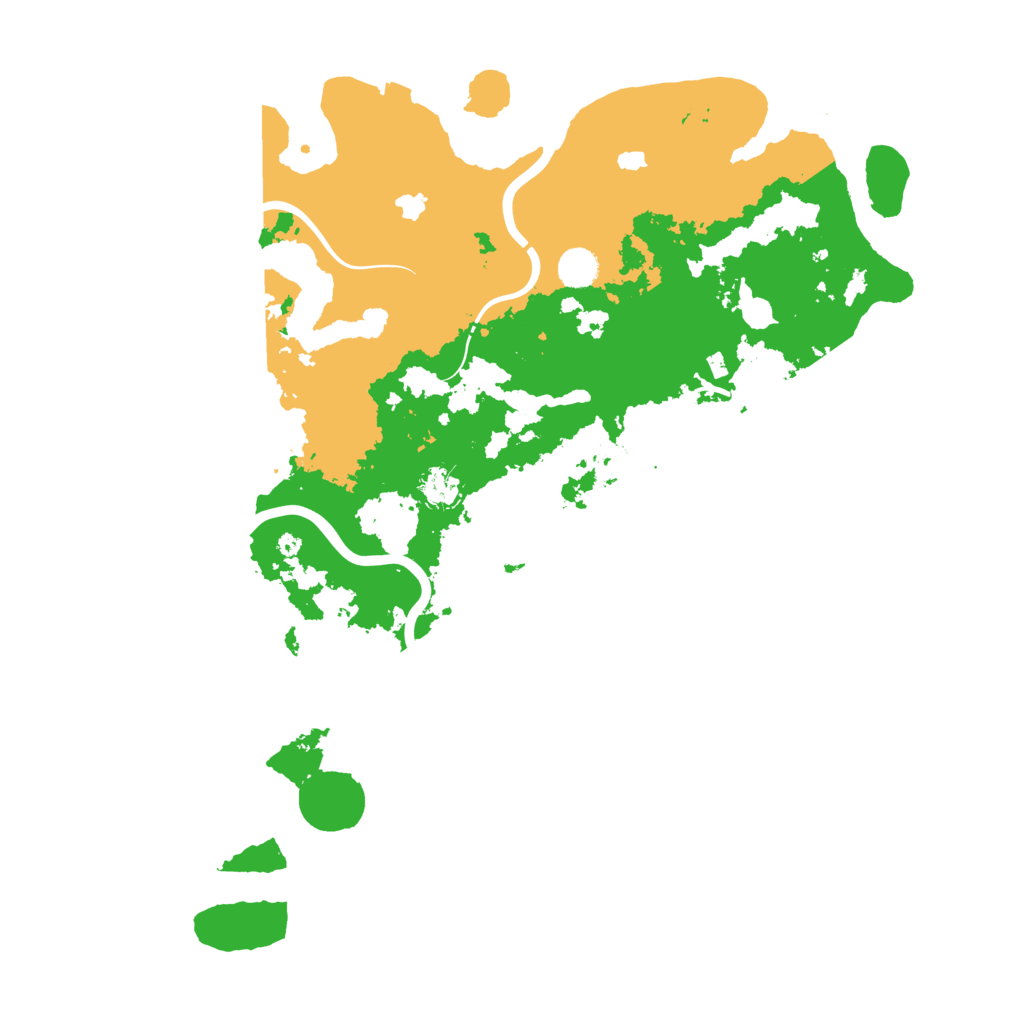 Biome Rust Map: Procedural Map, Size: 4500, Seed: 2025060501