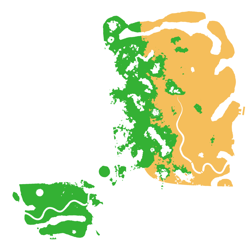 Biome Rust Map: Procedural Map, Size: 6000, Seed: 551001938