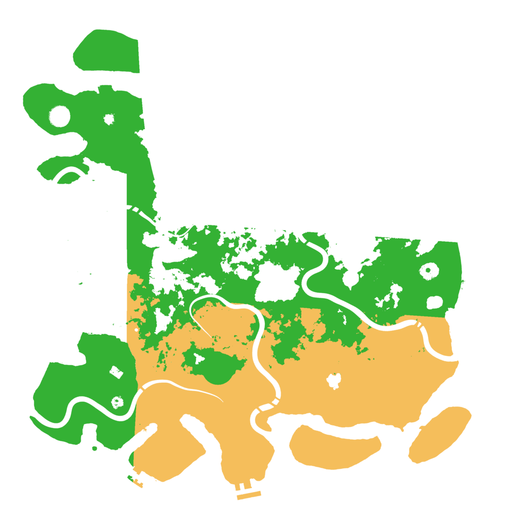 Biome Rust Map: Procedural Map, Size: 4250, Seed: 46373785