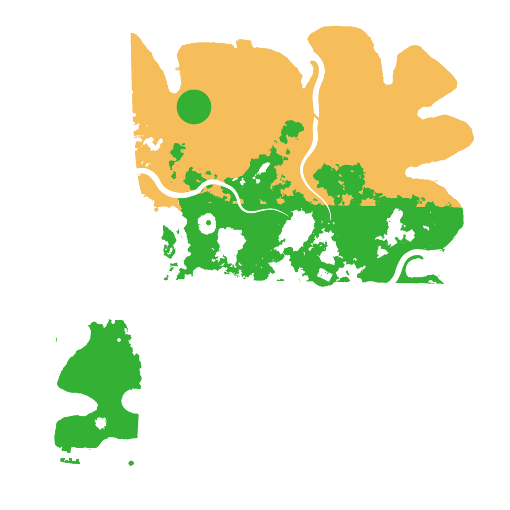 Biome Rust Map: Procedural Map, Size: 3900, Seed: 1909414726