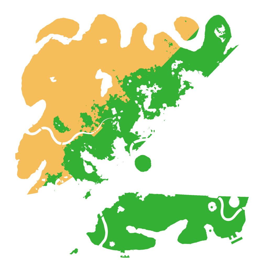 Biome Rust Map: Procedural Map, Size: 4500, Seed: 292818336