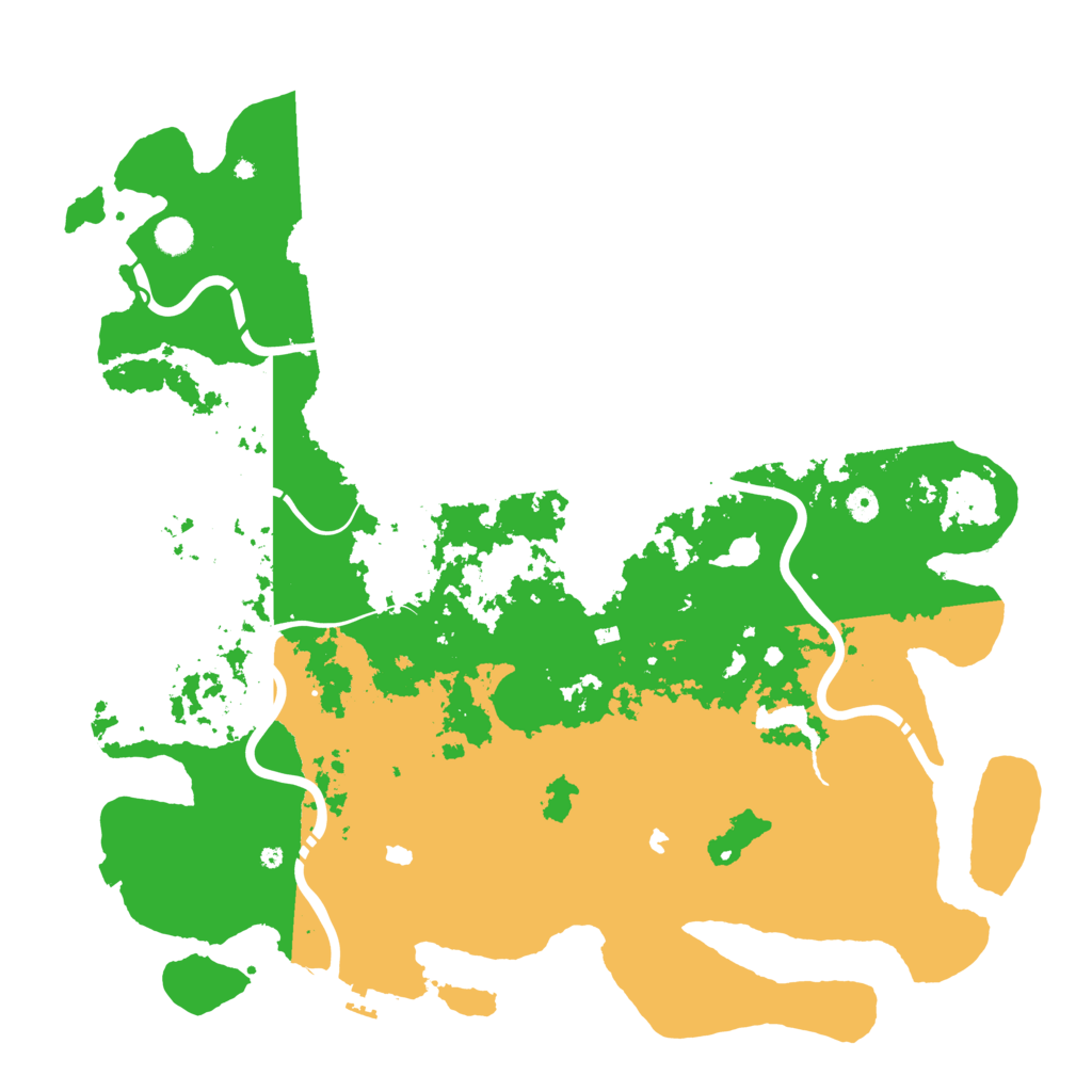 Biome Rust Map: Procedural Map, Size: 5000, Seed: 3503002