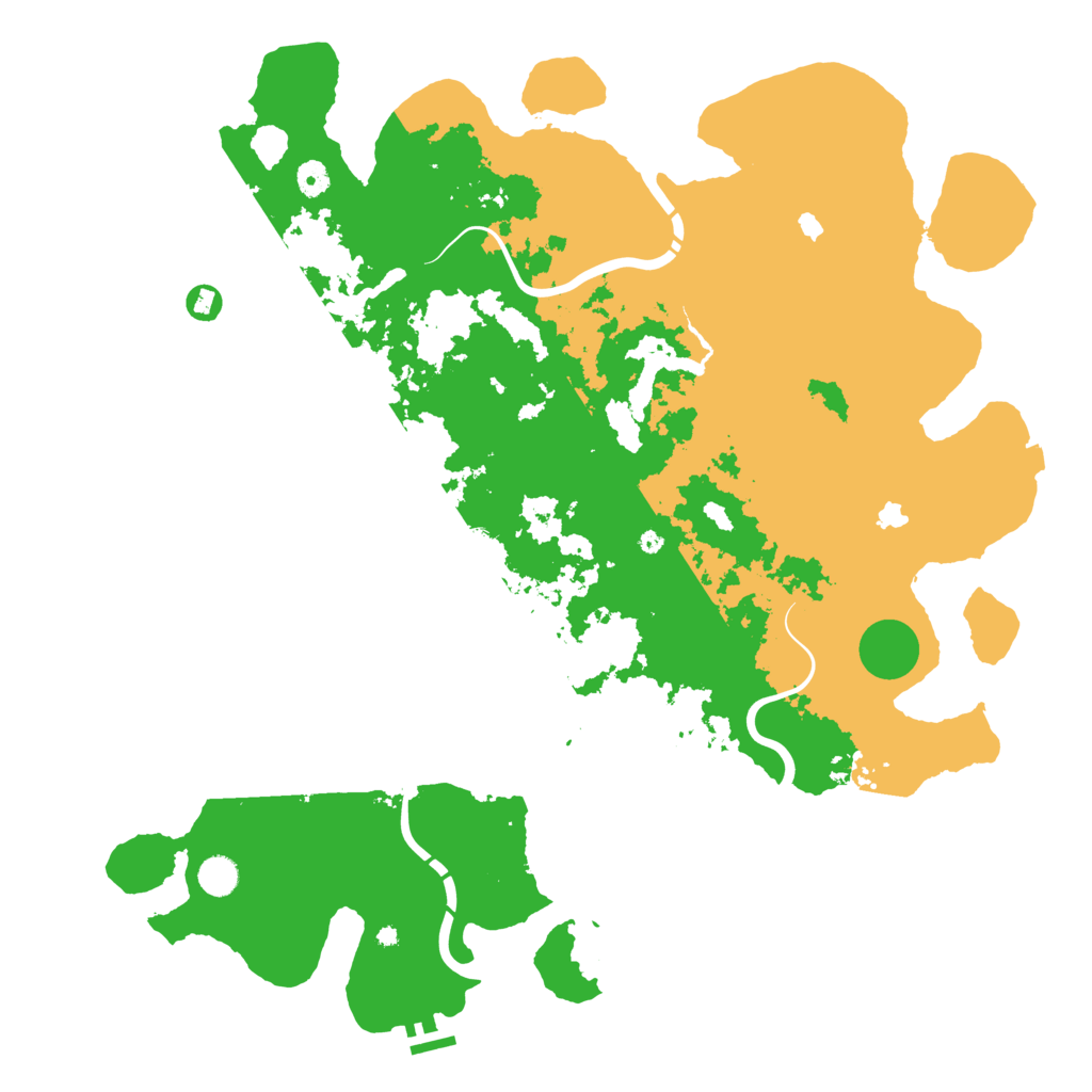 Biome Rust Map: Procedural Map, Size: 4800, Seed: 1022037652
