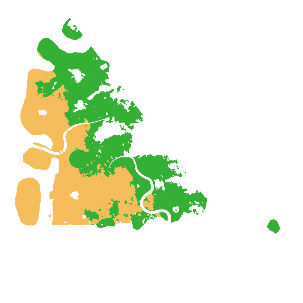 Biome Rust Map: Procedural Map, Size: 4500, Seed: 1459288536