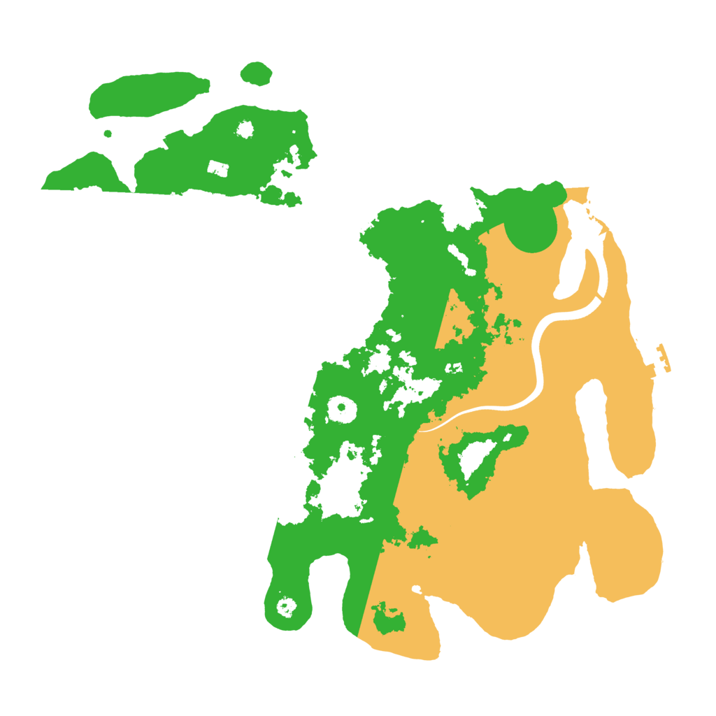 Biome Rust Map: Procedural Map, Size: 3750, Seed: 14587145