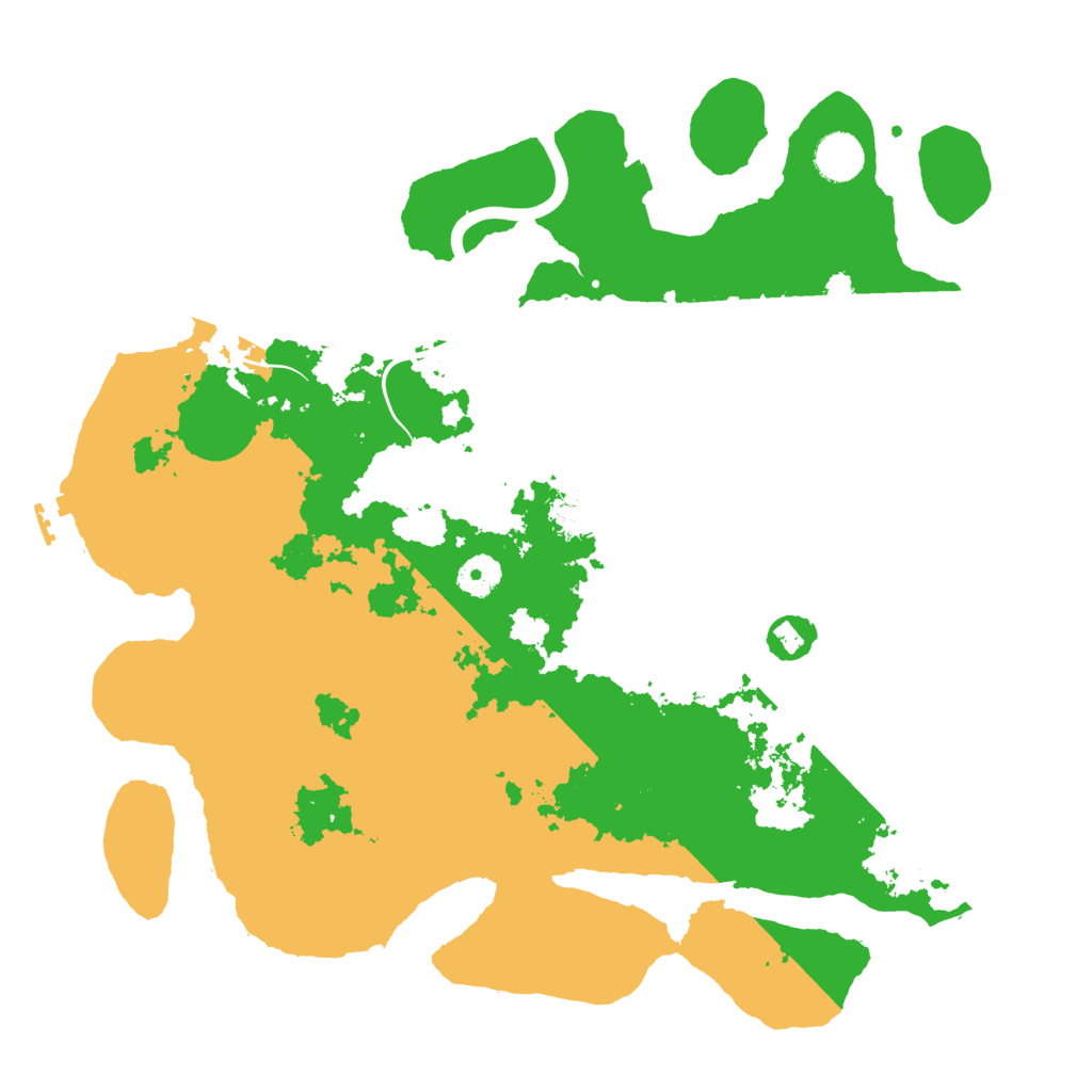 Biome Rust Map: Procedural Map, Size: 3900, Seed: 652025