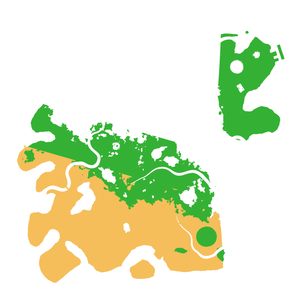 Biome Rust Map: Procedural Map, Size: 4000, Seed: 841692401