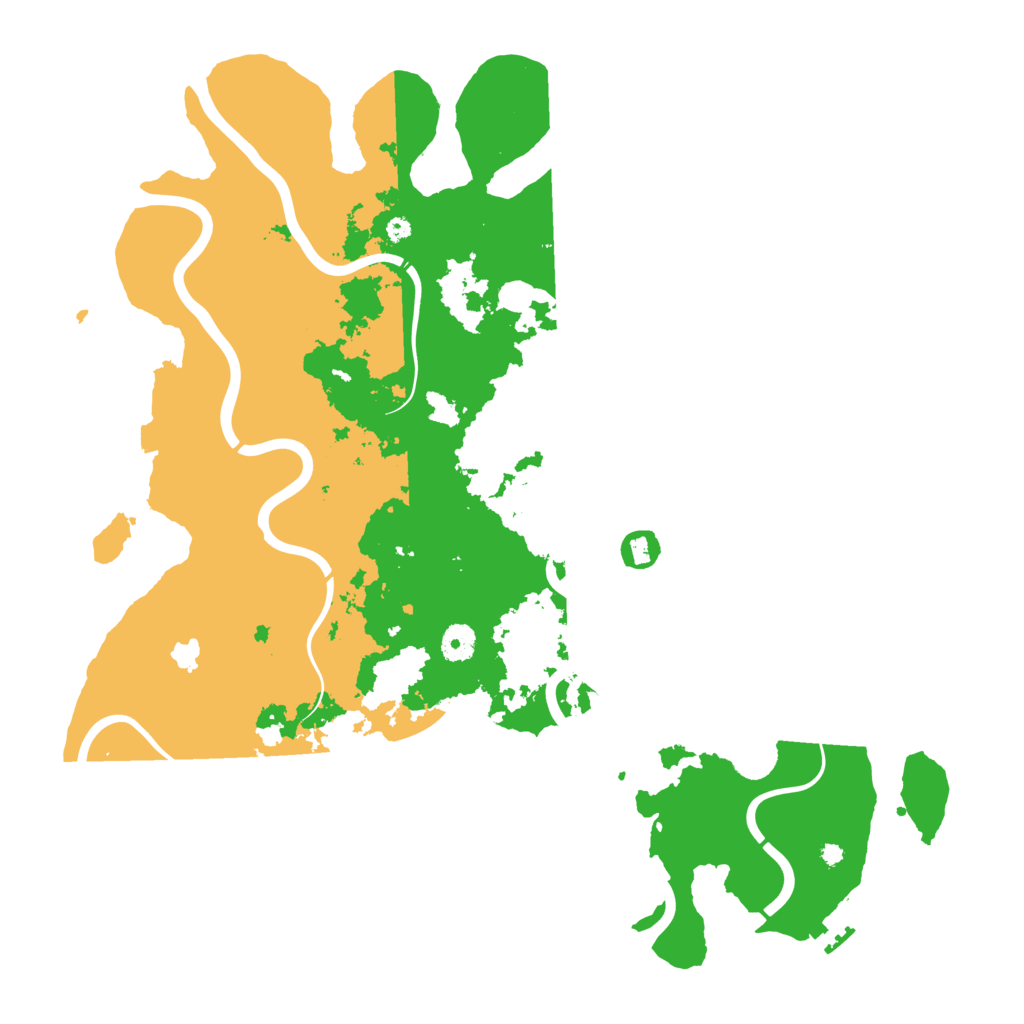 Biome Rust Map: Procedural Map, Size: 4250, Seed: 296147