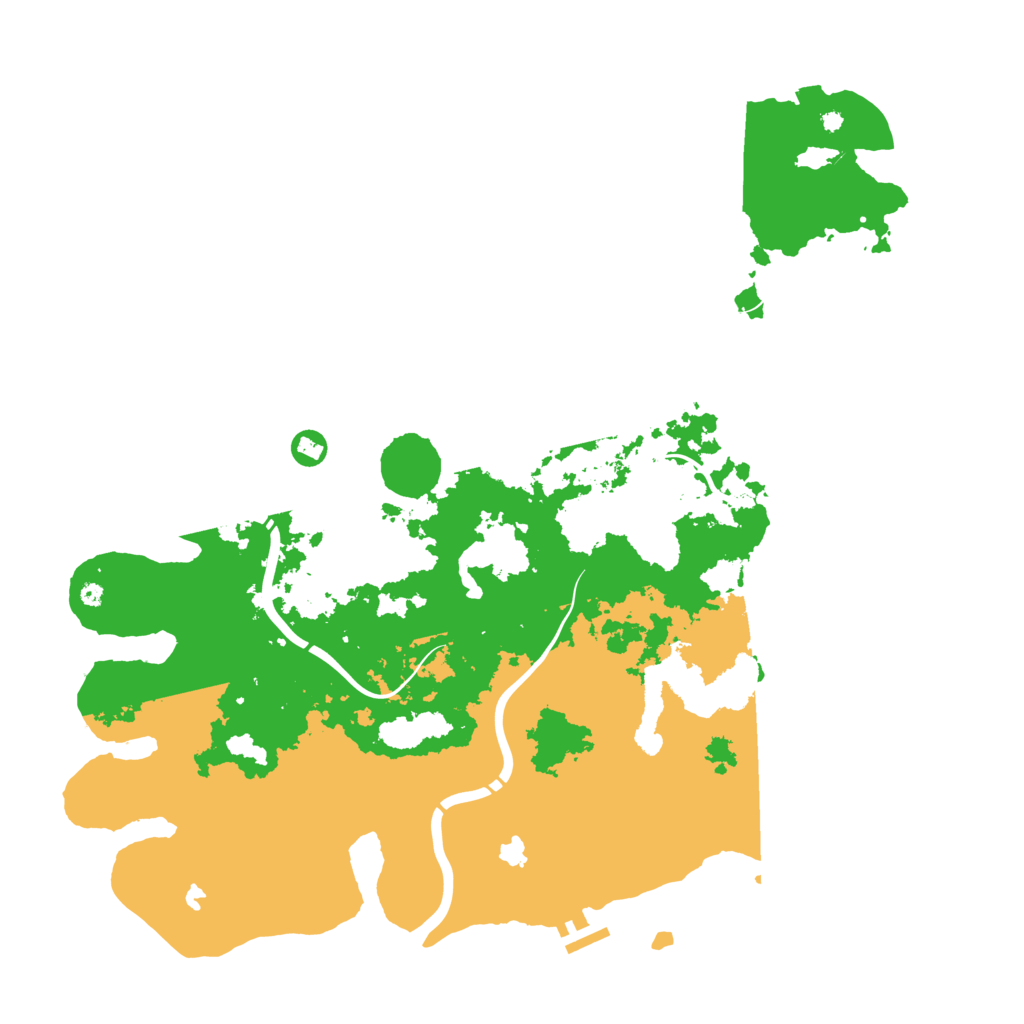 Biome Rust Map: Procedural Map, Size: 4500, Seed: 1397117546