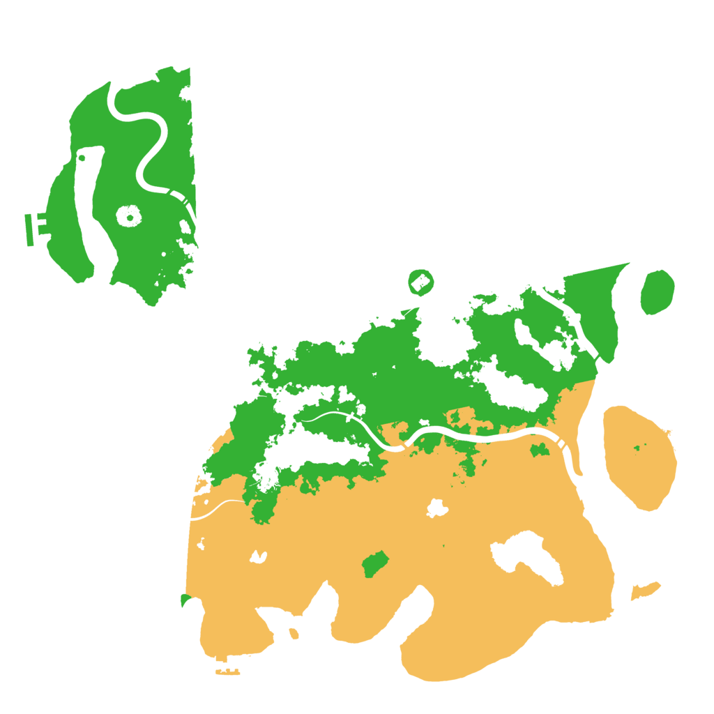 Biome Rust Map: Procedural Map, Size: 4500, Seed: 828209957