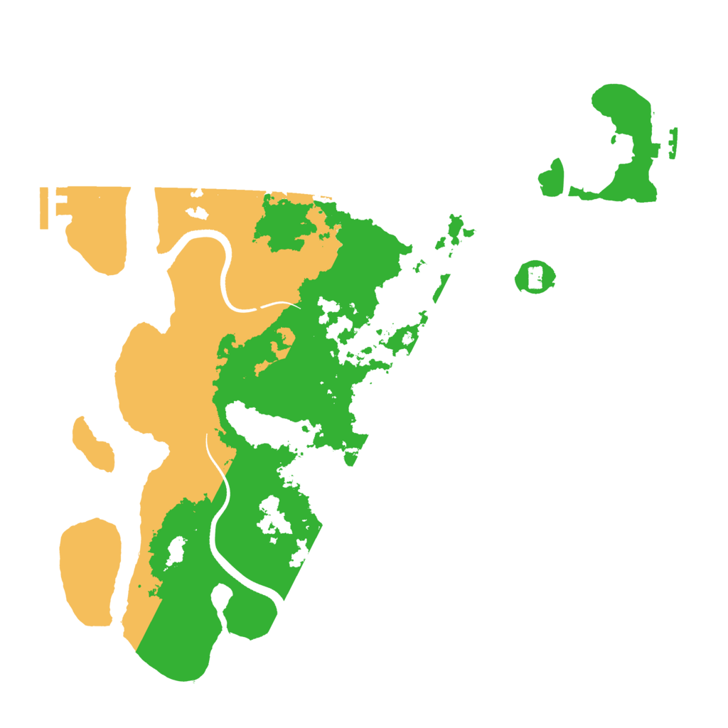 Biome Rust Map: Procedural Map, Size: 3500, Seed: 604544799