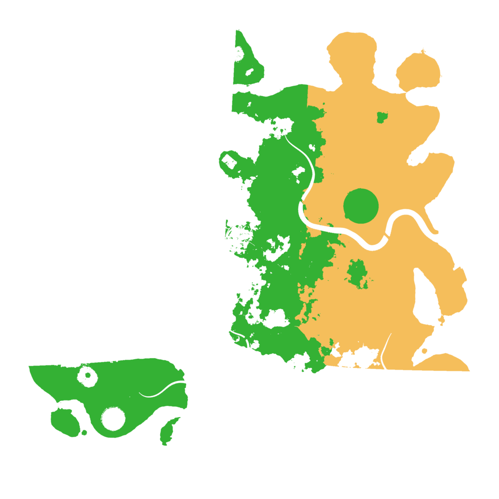 Biome Rust Map: Procedural Map, Size: 3750, Seed: 631672052