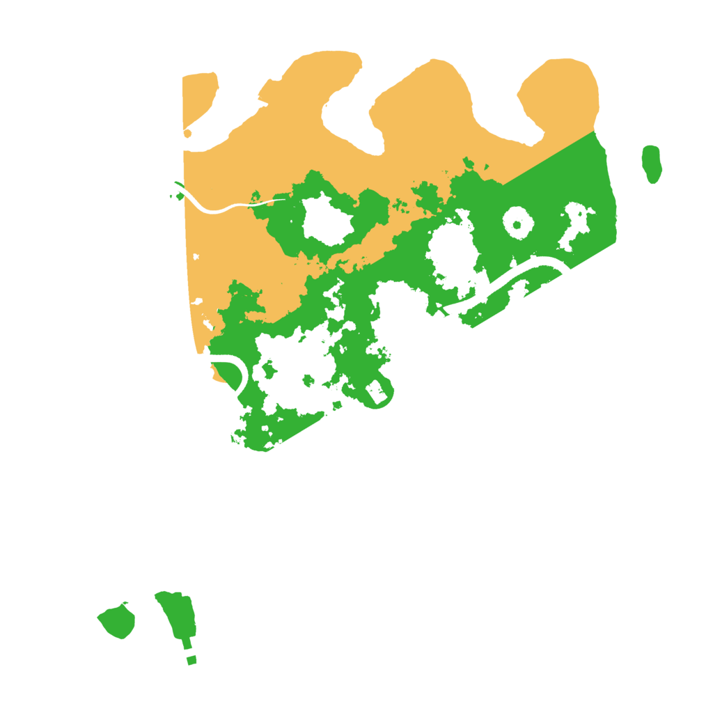 Biome Rust Map: Procedural Map, Size: 3500, Seed: 66623836