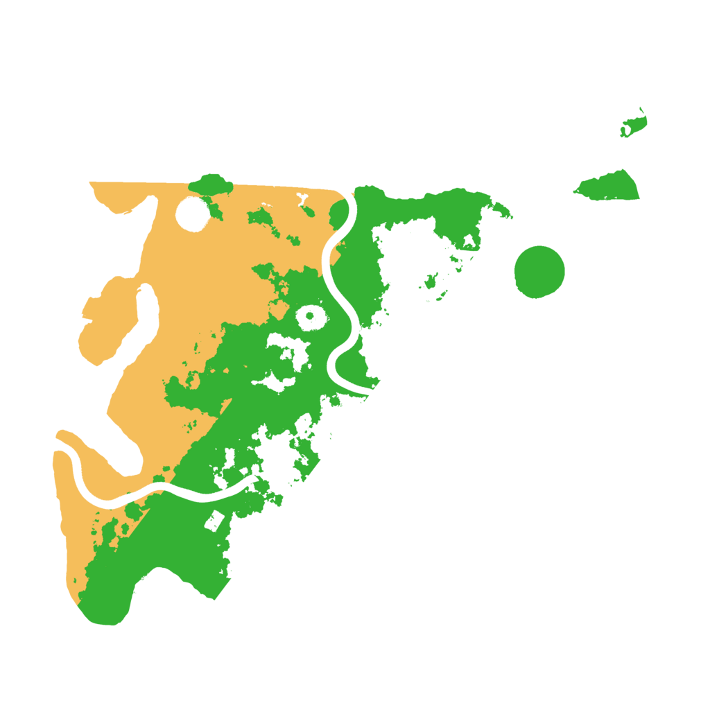 Biome Rust Map: Procedural Map, Size: 3750, Seed: 1801670460