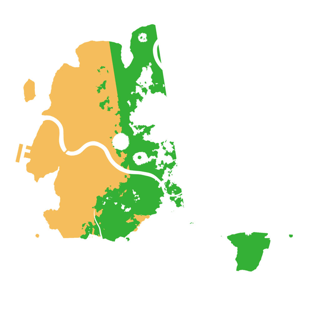 Biome Rust Map: Procedural Map, Size: 3500, Seed: 479706891