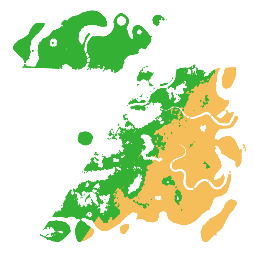 Biome Rust Map: Procedural Map, Size: 4875, Seed: 65000