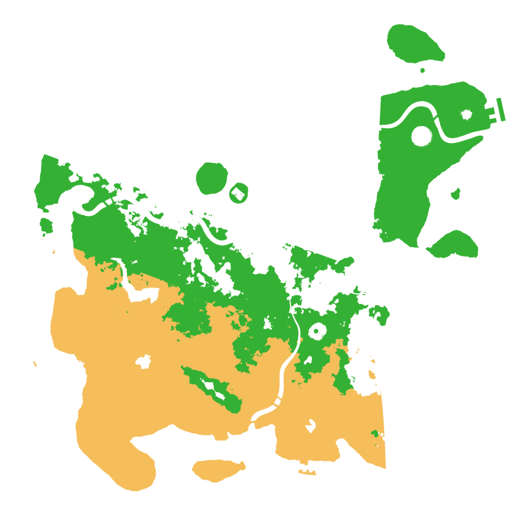 Biome Rust Map: Procedural Map, Size: 4500, Seed: 227456917