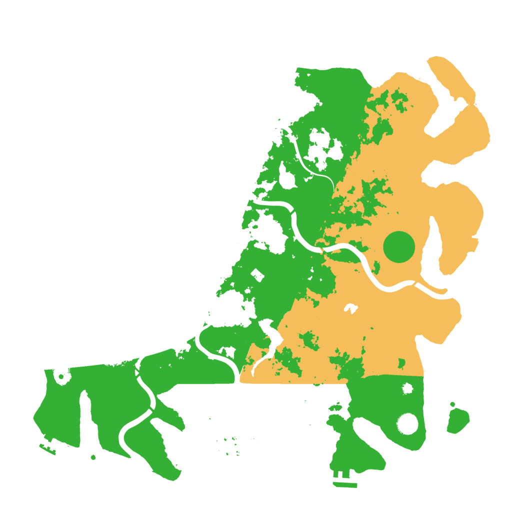 Biome Rust Map: Procedural Map, Size: 4250, Seed: 891182140