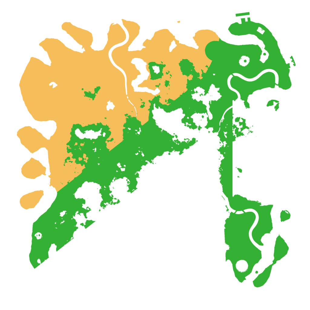 Biome Rust Map: Procedural Map, Size: 4500, Seed: 948724880