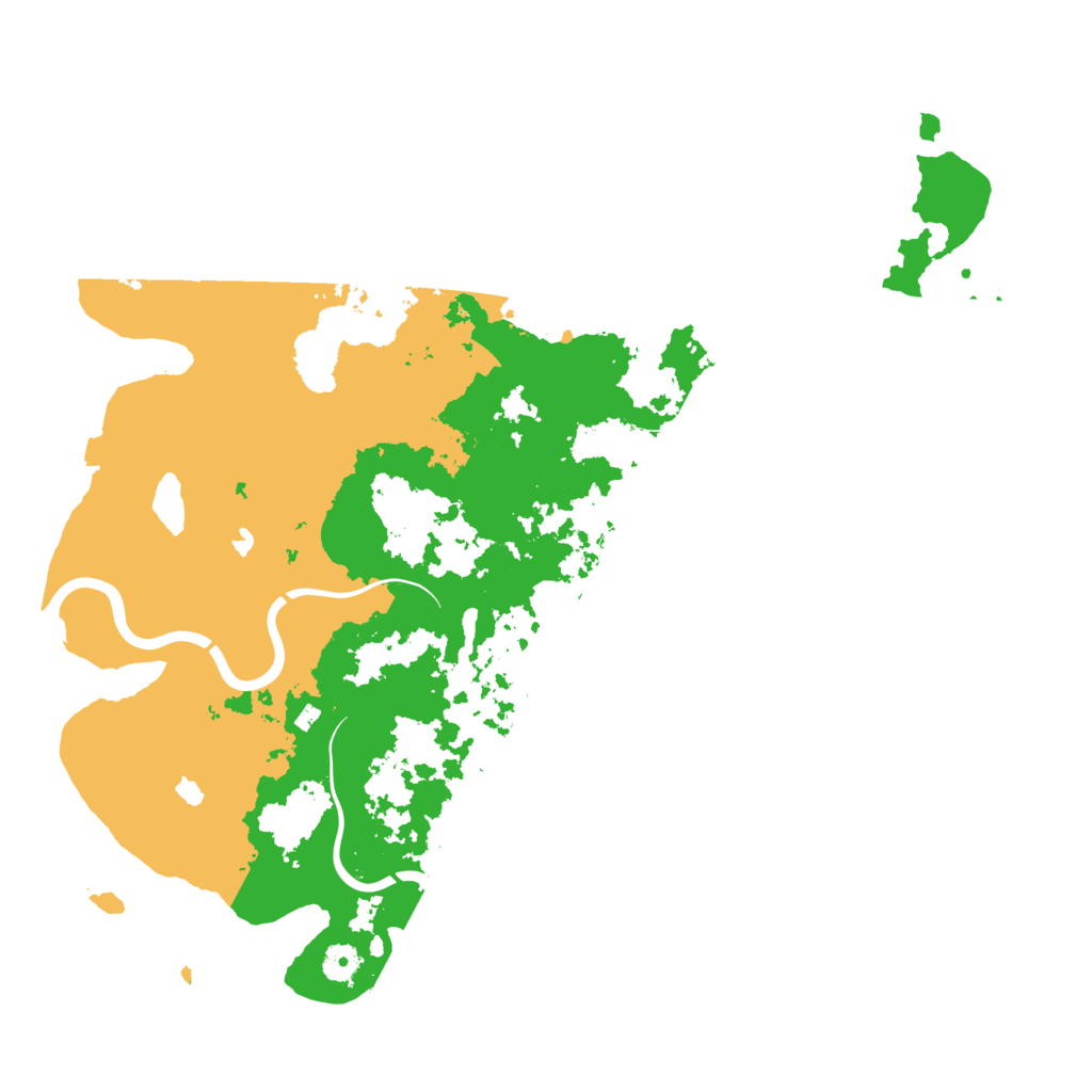 Biome Rust Map: Procedural Map, Size: 4500, Seed: 1970956585