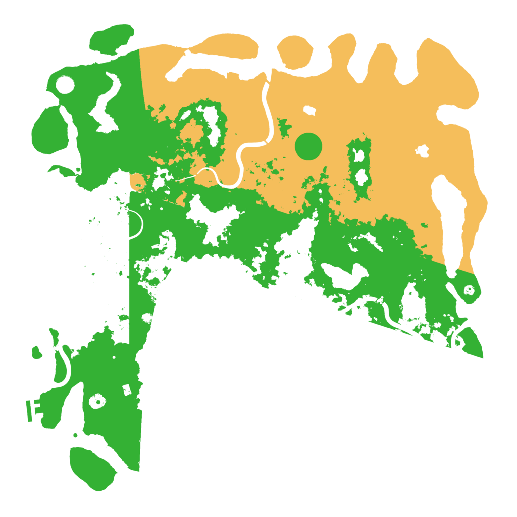 Biome Rust Map: Procedural Map, Size: 5000, Seed: 726744675