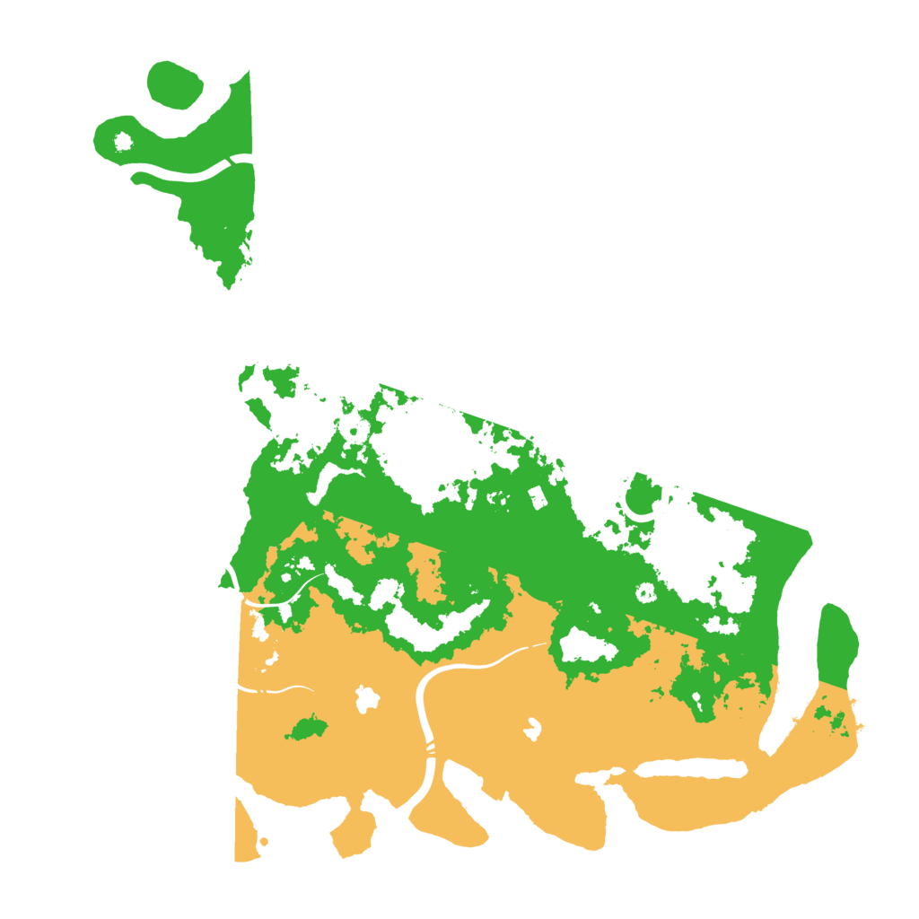 Biome Rust Map: Procedural Map, Size: 4500, Seed: 1046106803