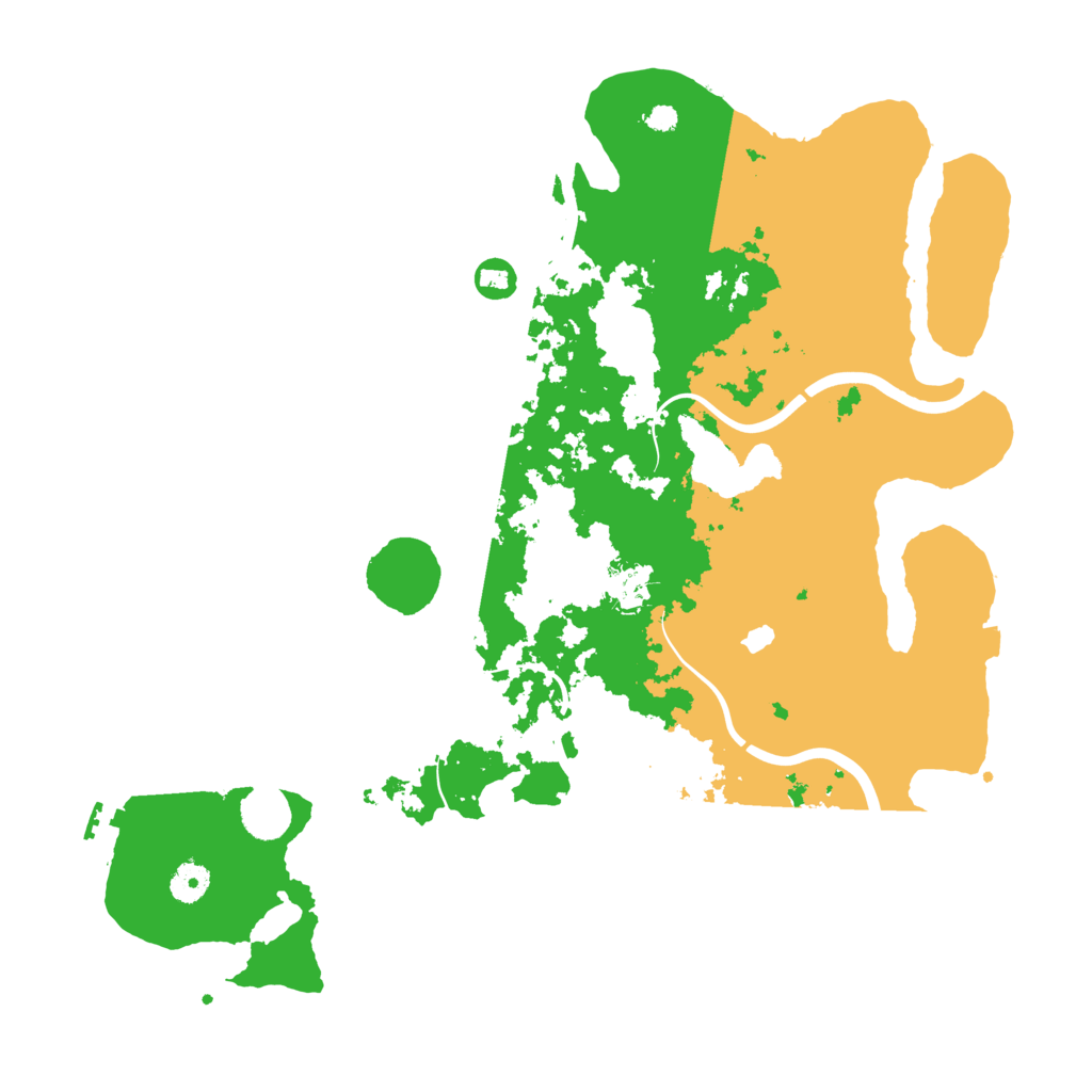 Biome Rust Map: Procedural Map, Size: 4200, Seed: 235235