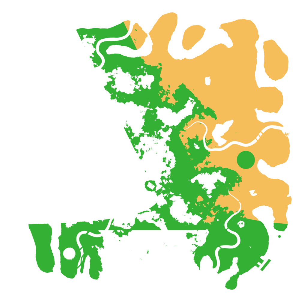 Biome Rust Map: Procedural Map, Size: 4500, Seed: 1022921510