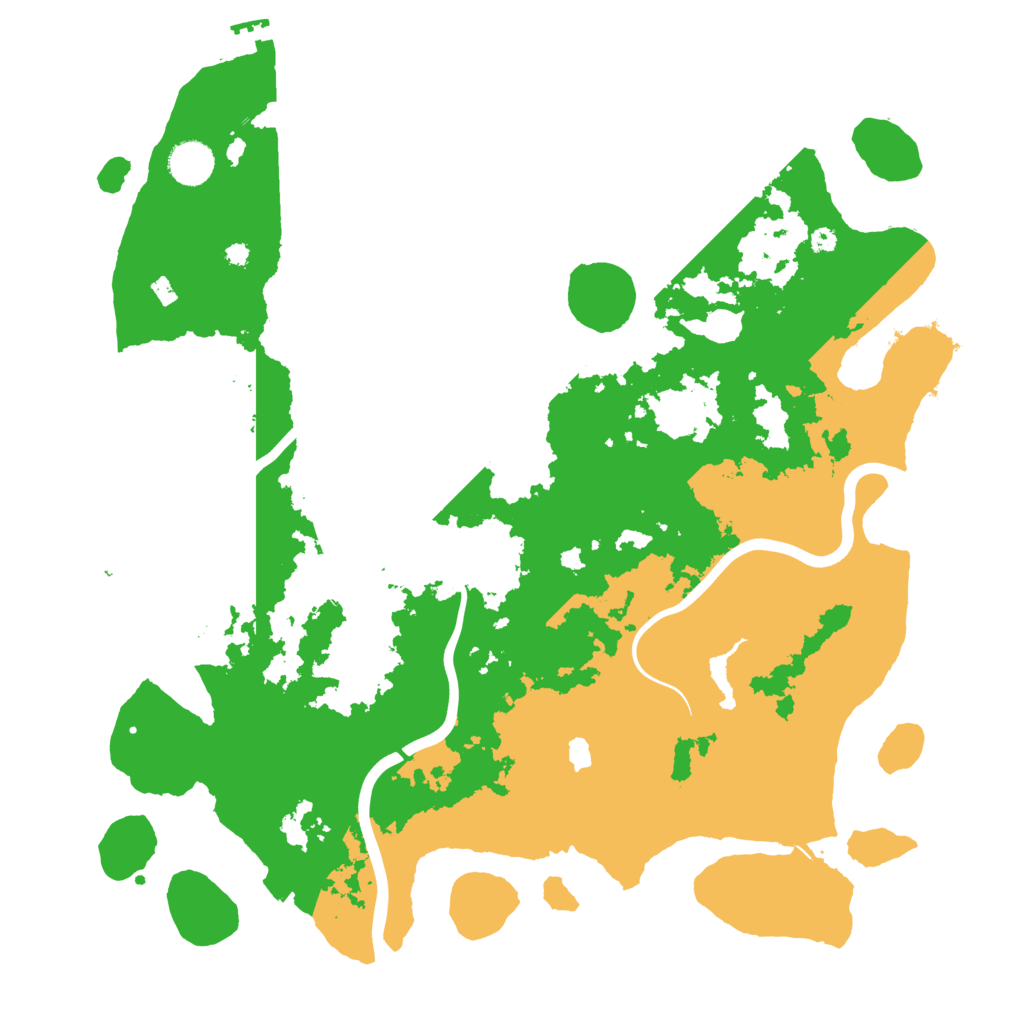 Biome Rust Map: Procedural Map, Size: 4000, Seed: 464292623
