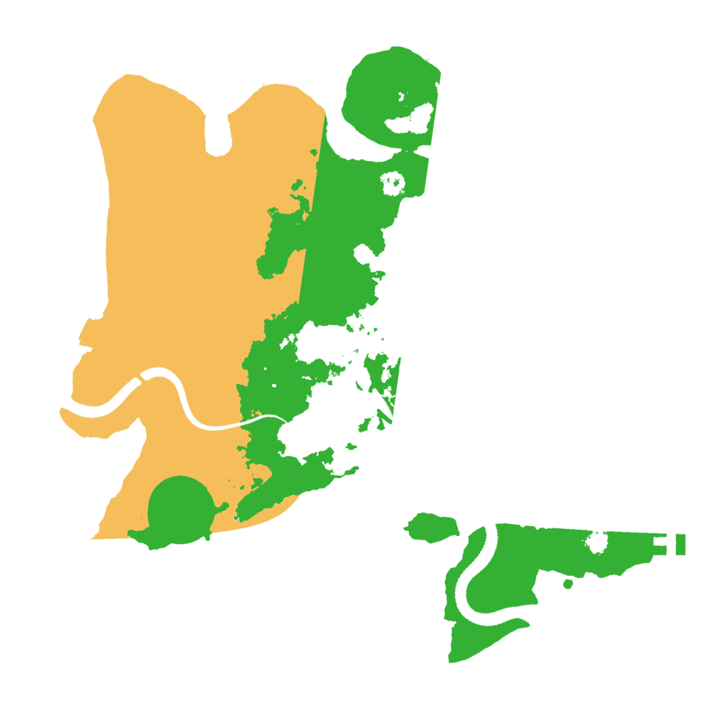Biome Rust Map: Procedural Map, Size: 3000, Seed: 1614242055